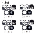 Set of 4 Carburetor Gasket Repair Kits for Zama C1S-K1D RB-7 Chainsaw