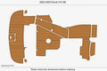EVA Foam Teak Deck Flooring Mat for Doral 310 SE (2002–2003)
