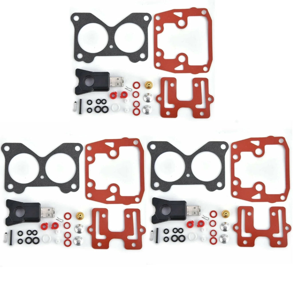 3Pcs Carb Rebuild Kit for Johnson Evinrude V4 (1985–1995) 435443