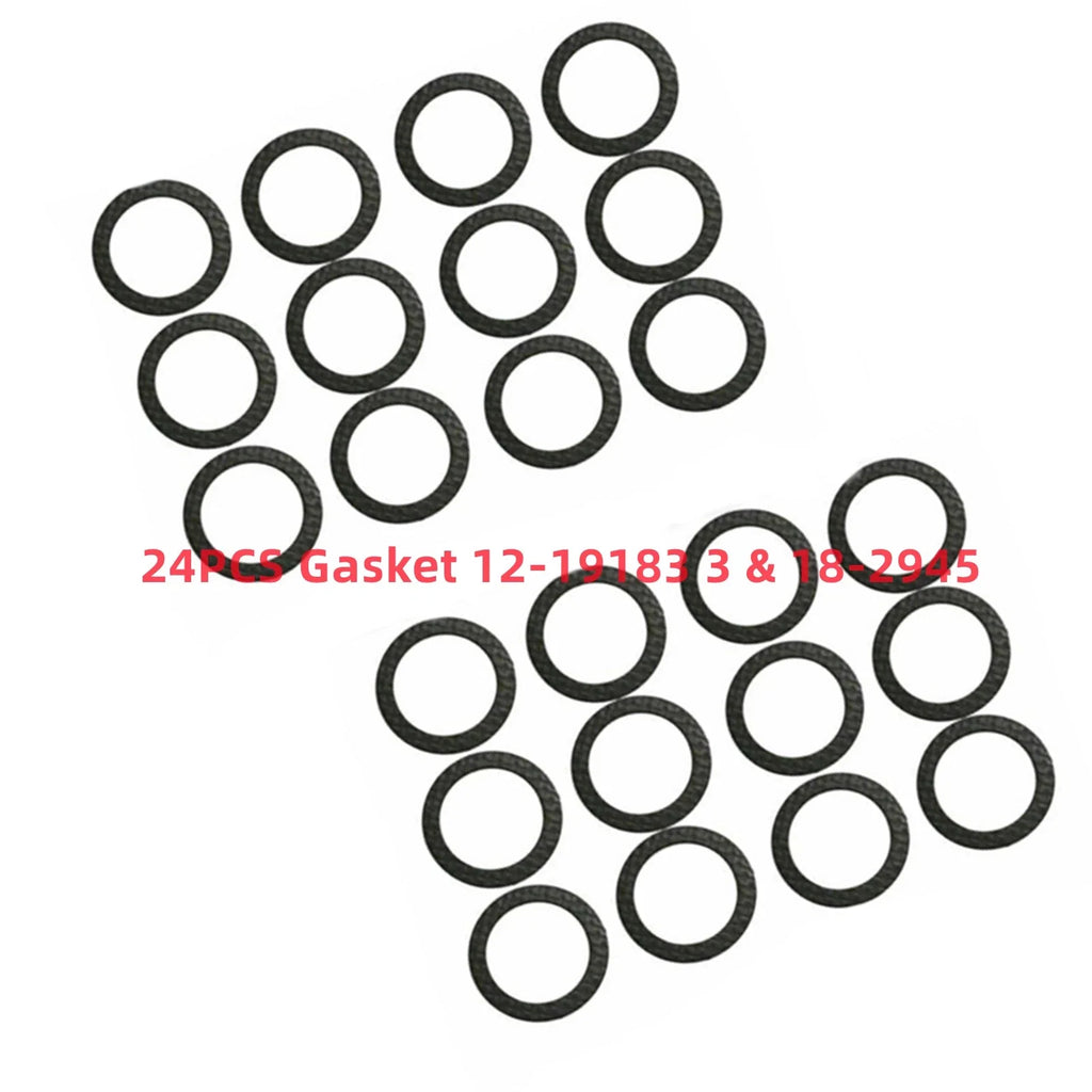 24 Pack Drain Plug Screw Seal Gasket Kit for Mercruiser (12-19183, 12-19183Q02)