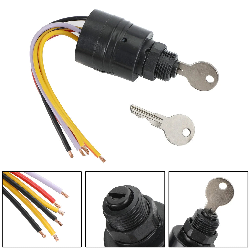 Ignition Key Switch for Mercury Marine (1987–1999) 87-17009A2, MP41070-2