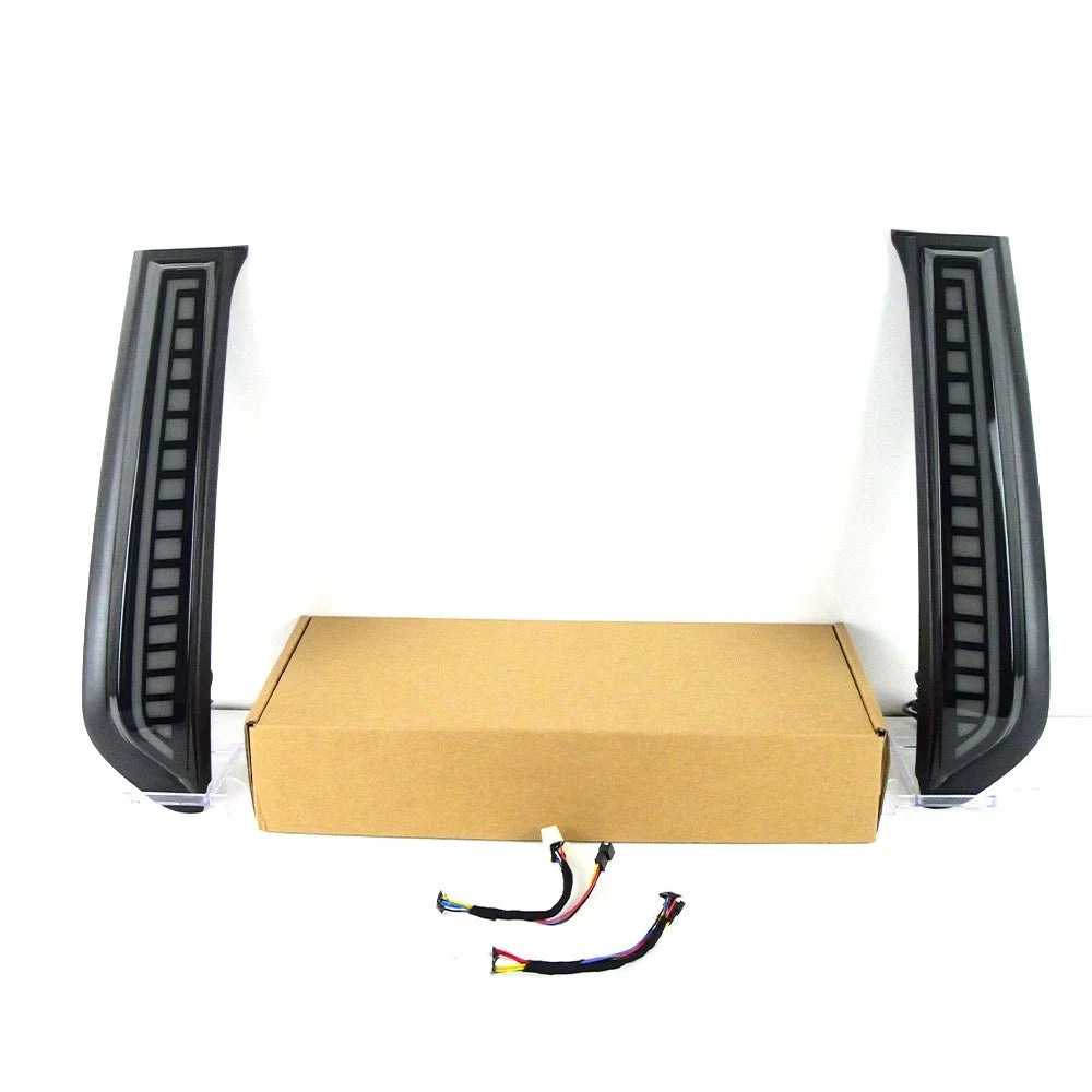 LED Smoke Lens Rear Window C Pillar Trim Tail Light for Toyota 4Runner (2010–2023)