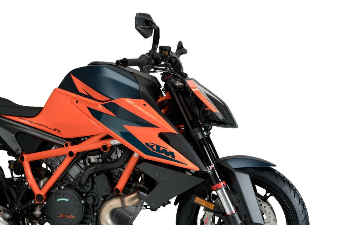 PUIG Downforce Side Spoilers Black for KTM 1290 Super Duke R 2020-2022