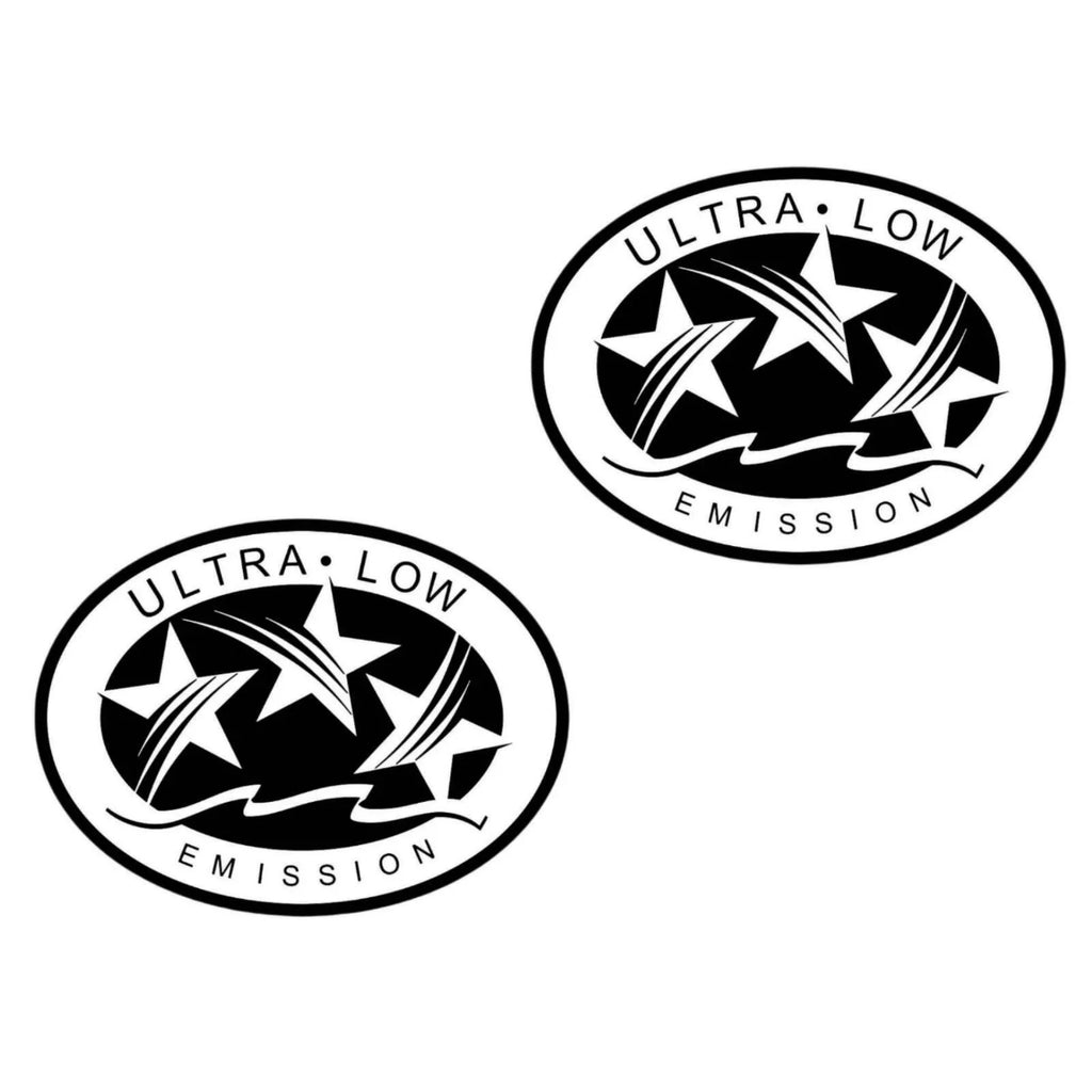 2X Ultra Low Emission Decal for Yamaha Mercury Honda (Fits 3 Star)