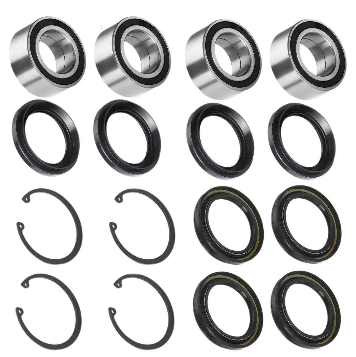 Set of 4 Rear Wheel Bearing Seals for Honda Rincon TRX650FGA (2004–2005)