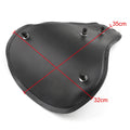 Black Leather Solo Slim Seat for Harley Bobber Chopper (UK)