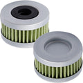 2Pcs Fuel Filter Elements for Honda Outboard 40 50 60 HP 16911-ZZ5-003 Green