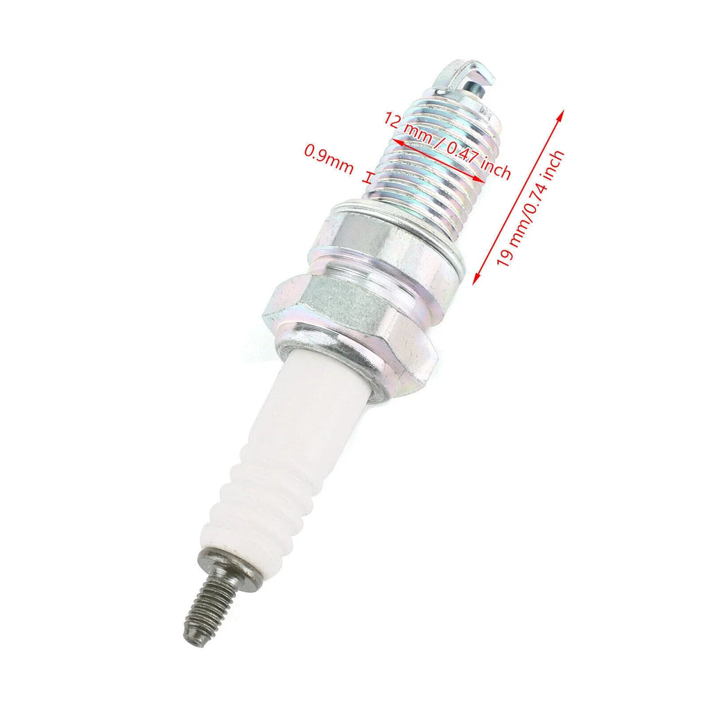 4X Spark Plug DPR8EA-9 for Honda VF1100 Magna Sabre VT750C GL1200 GL1100 (1982–1989)