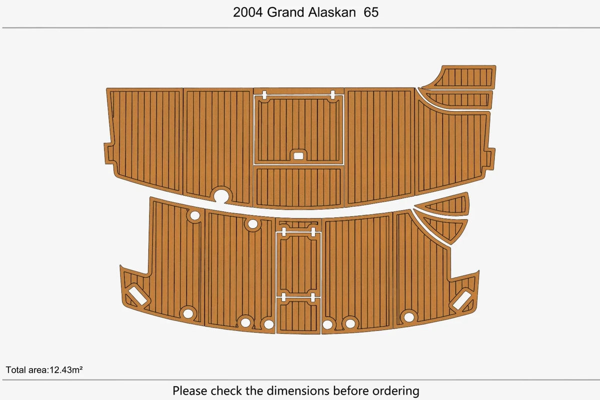 EVA Foam Flooring Pads for Grand Alaskan 65 (2004)