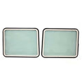 Parker Boat Window Set 234005 234006 - White Aluminum 27 X 22 Inch