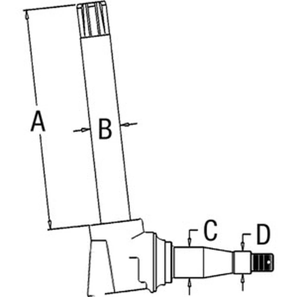 Spindle AL57855 Fits John Deere 6410 6410L 6410S 6415 6420 6420L 6500 6500L