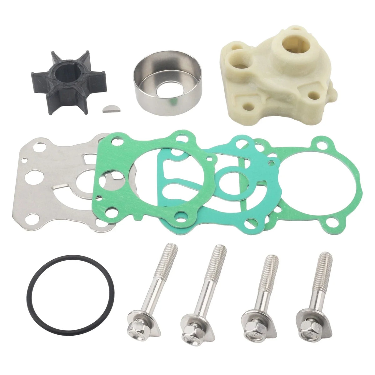 Water Pump Impeller Kit for Yamaha 2-Str 50 60 70 HP Outboard (6H3-W0078-A0)