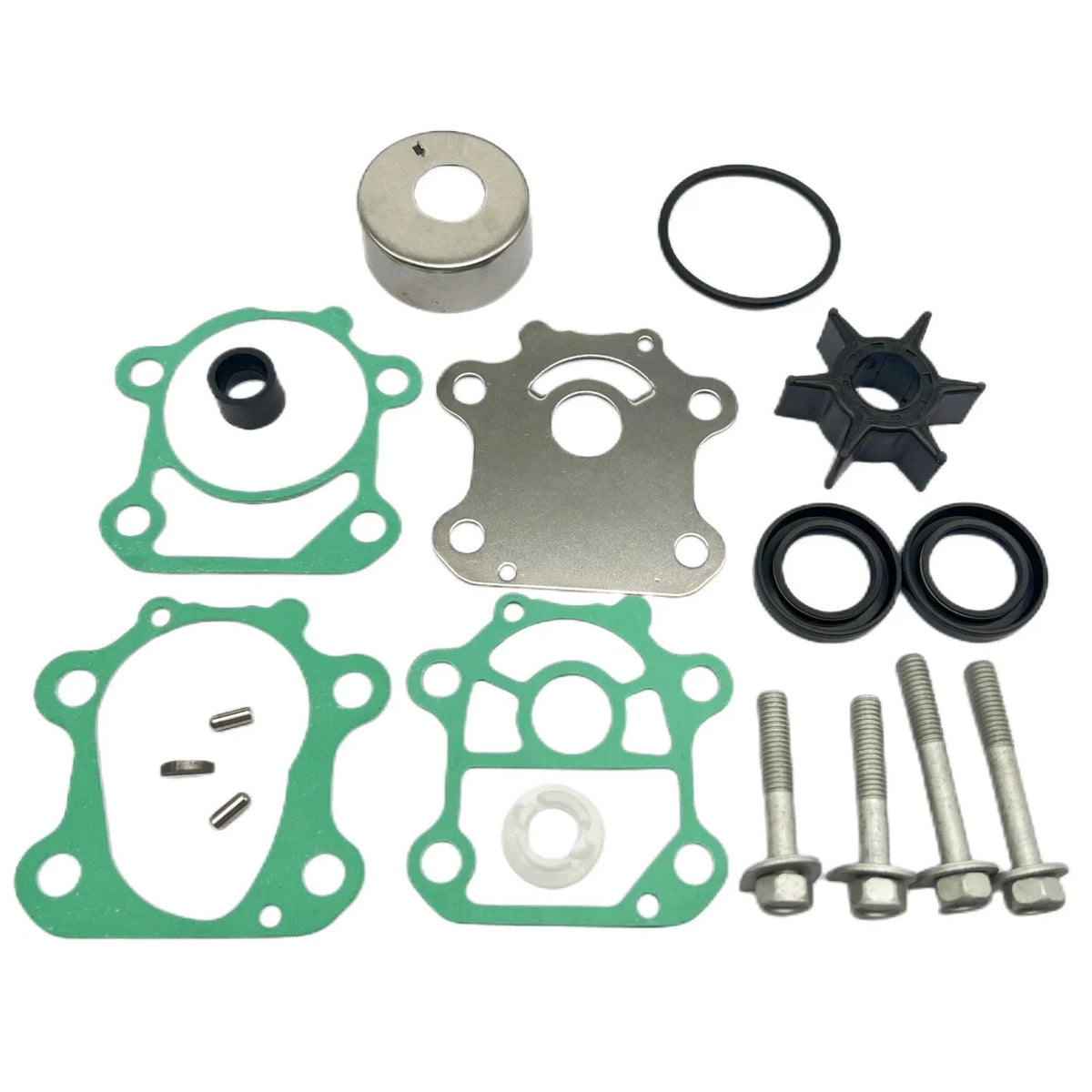 Water Pump Service Kit for Yamaha Outboard 70HP F70A (2010–2019) 6CJ-W0078-00 6CJ-W0078-02