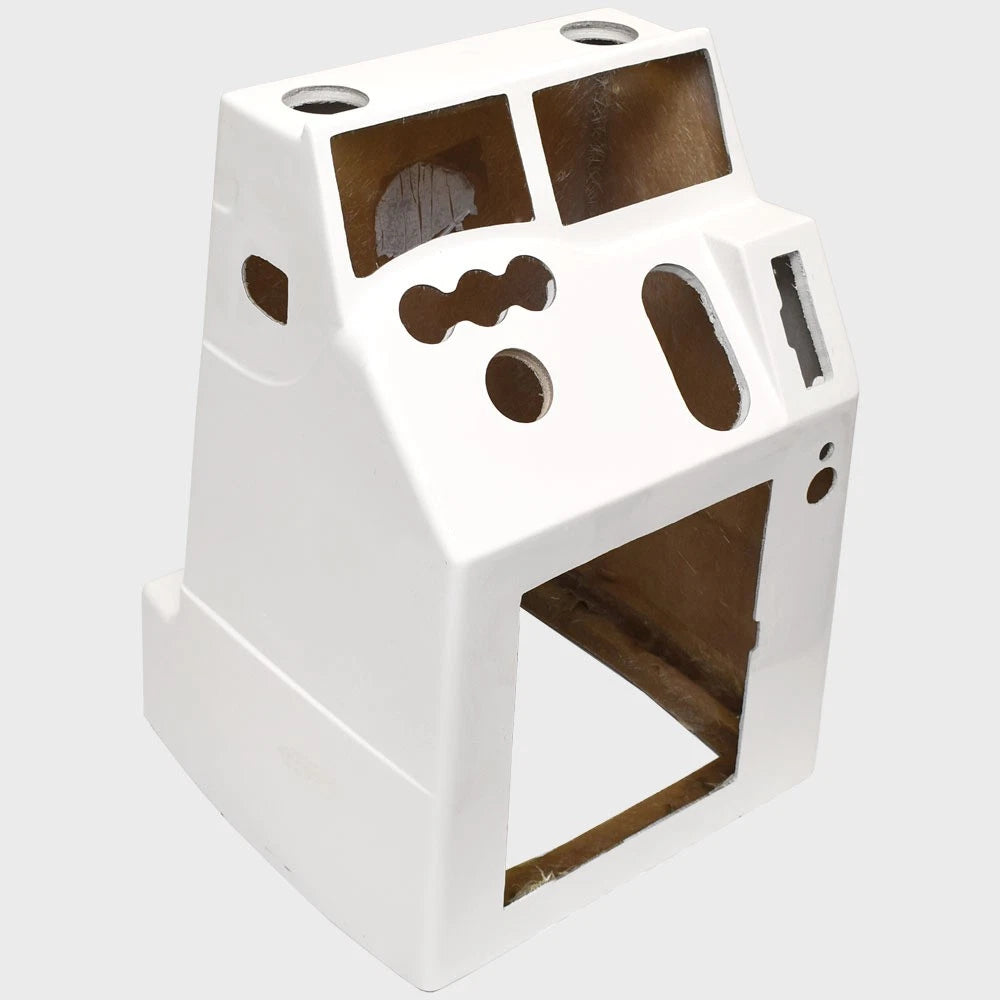 Tracker Boat Blank Steering Center Console - Fiberglass White