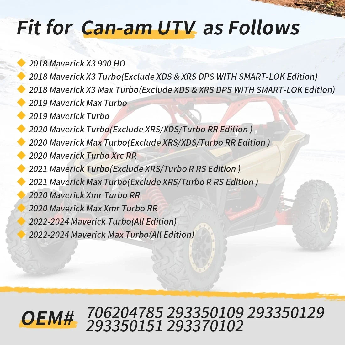Front Left Knuckle Spindle & Bearing Kit for Can-Am Maverick X3 (2017–2023)