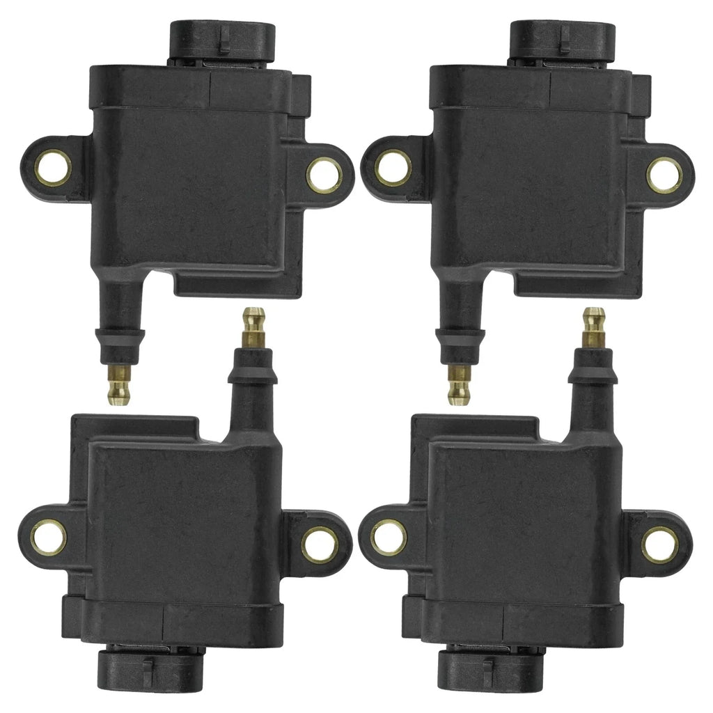 4-Pack Ignition Coils for Mercury Outboard 40 50 60 Hp EFI (4-Cyl 4-Stroke)