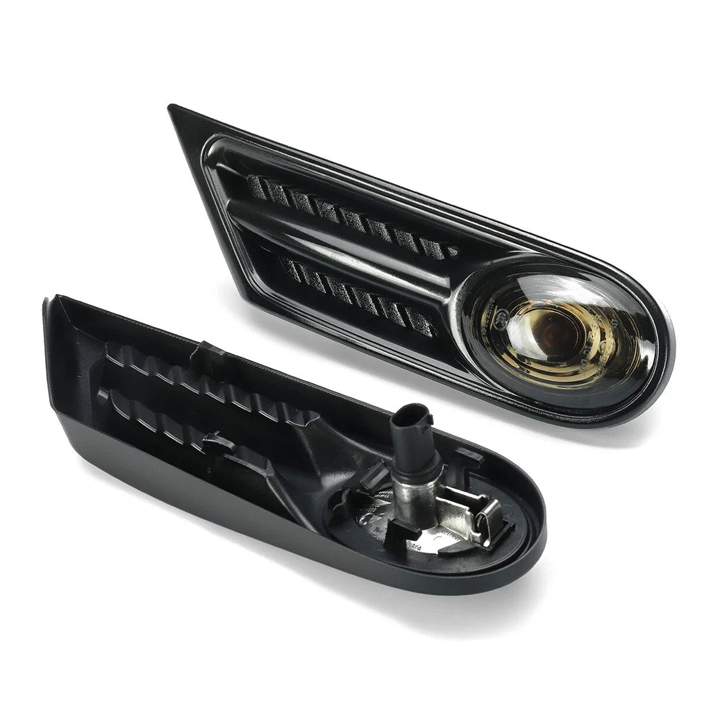 2X Amber Side Indicator Repeater Lights for BMW Mini Cooper R56 R57 (2007–2013)