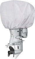 Outboard Motor Engine Cover for Universal (30-60 HP) Silver Trailerable