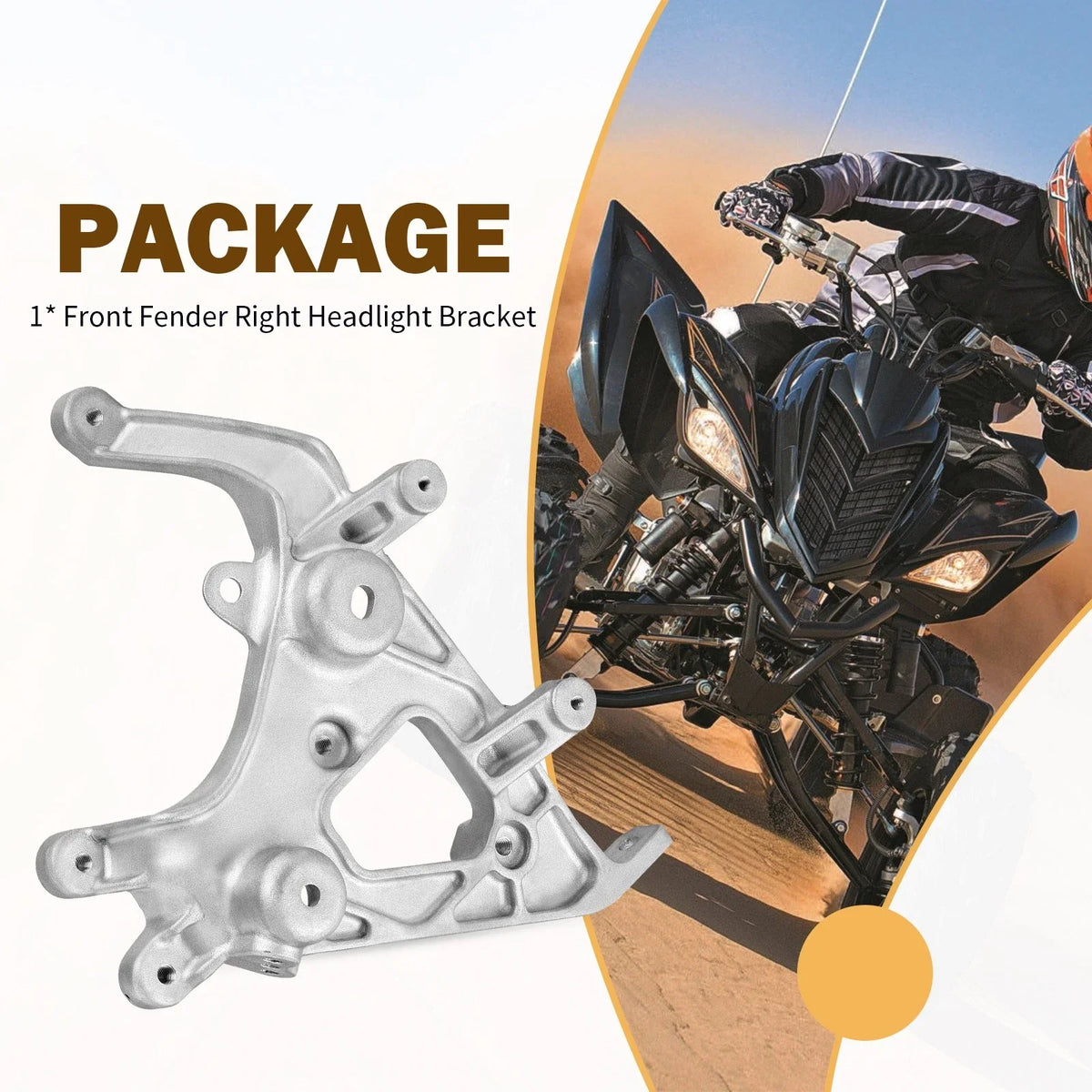 Headlight Bracket for Yamaha Raptor 700 700R (1S3-21514-00-00)