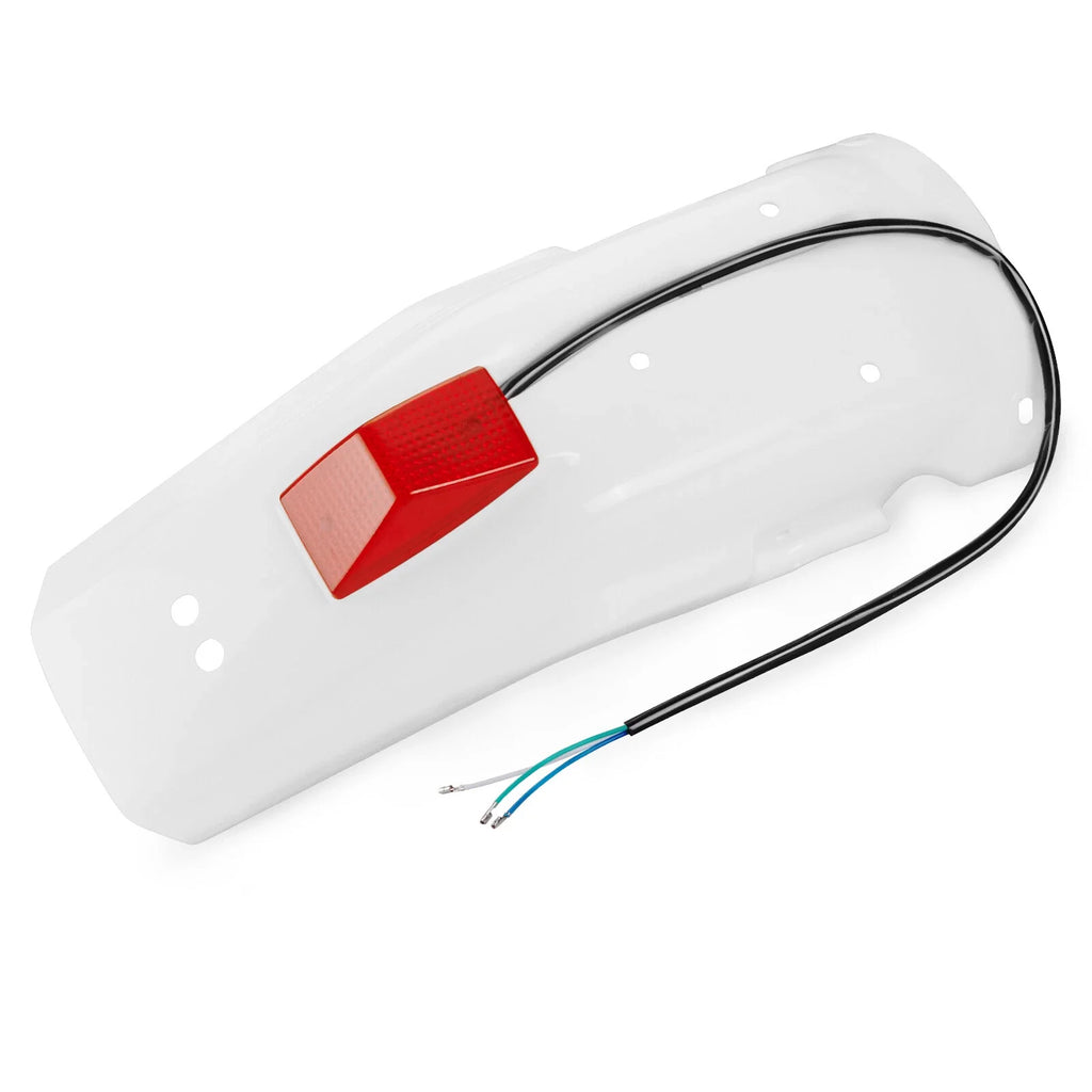 Rear Fender & Taillight for Honda XR650L (1993–2024) White Plastic