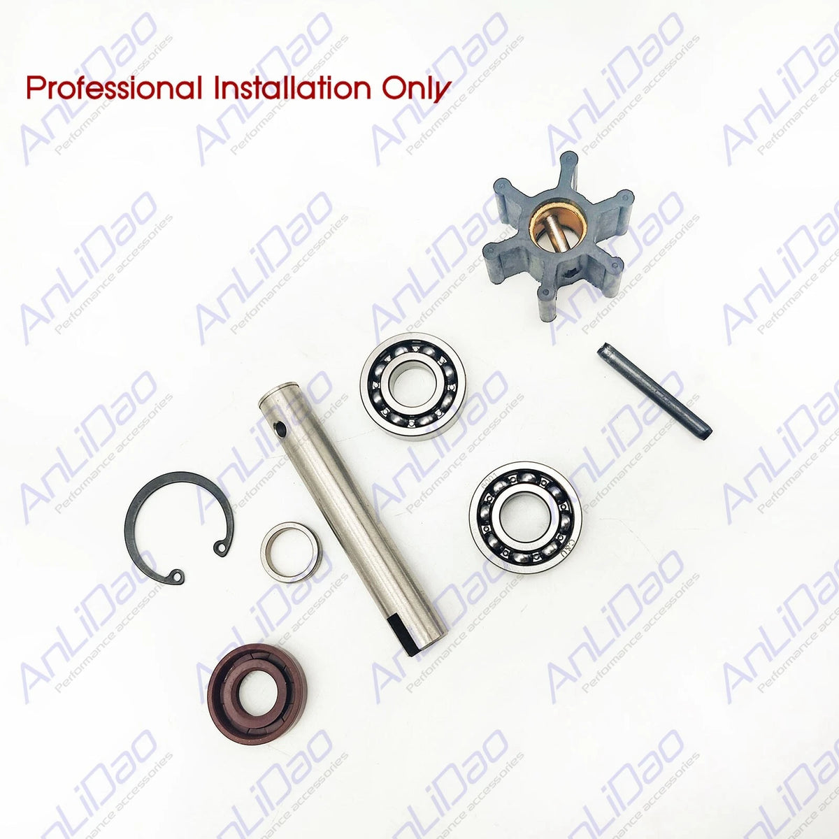 Volvo Penta Drives Flexible Impeller Major Kit with Shaft 21951414 875756
