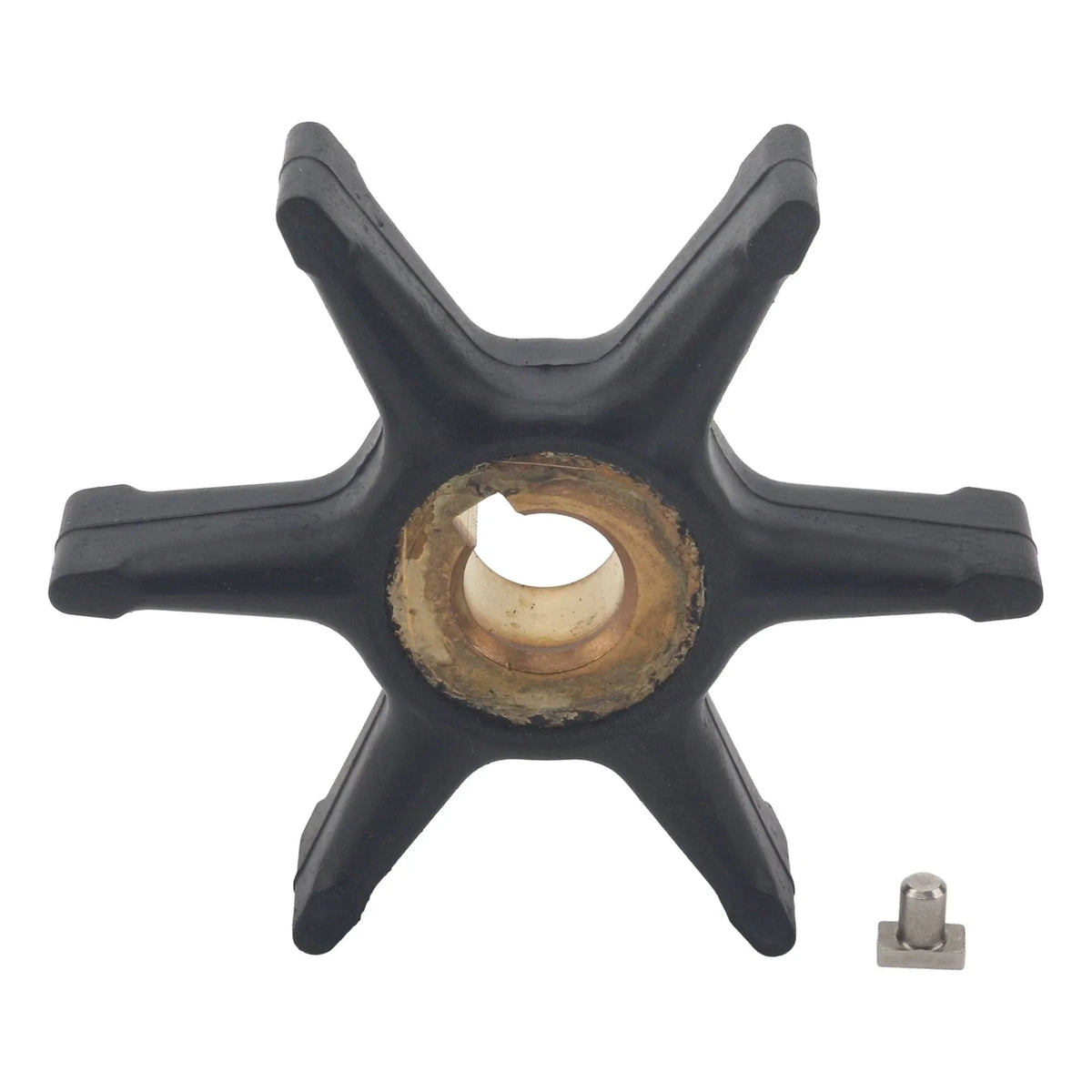 Water Pump Impeller & Key for Johnson Evinrude 3-7.5 HP (1952–1983)