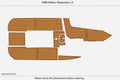 EVA Pads for Malibu Response LX (1999) - Teak Flooring