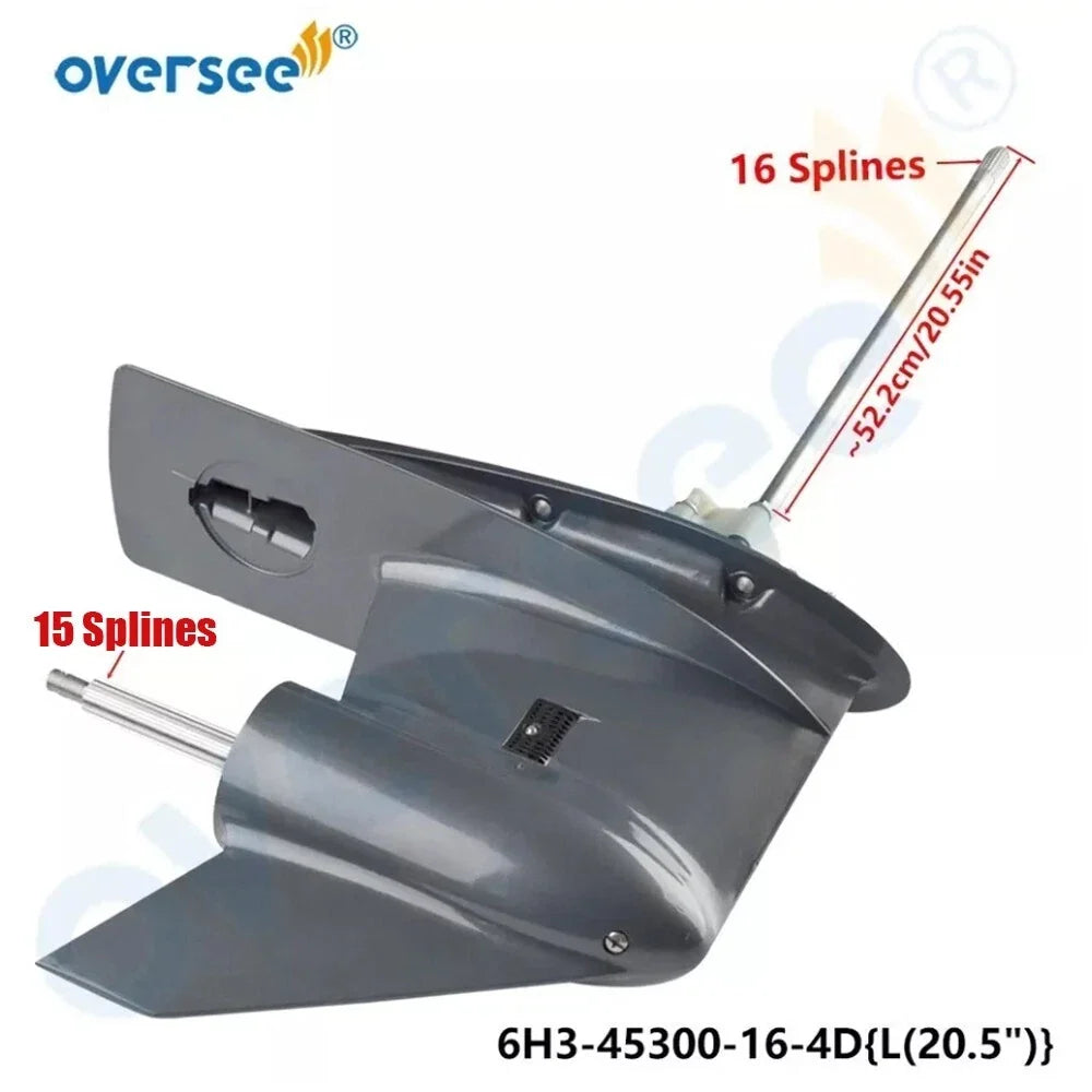 Lower Unit Assy Long Shaft for Yamaha 60 70HP 2-Stroke (6H3-45300-20-8D)