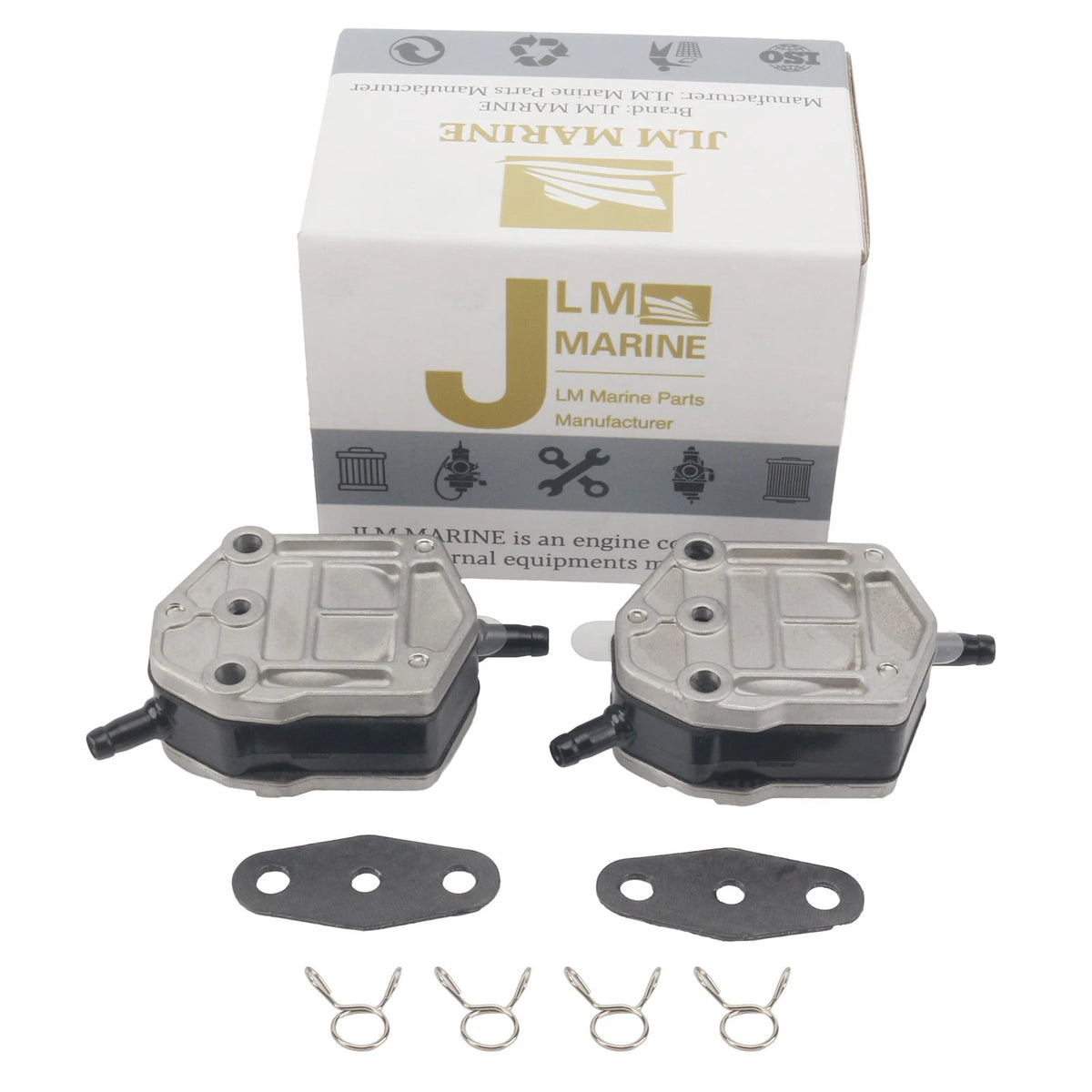 2 Fuel Pump for Yamaha Mariner 9.9HP - 60HP Outboard 94799M 43113M 43113T 81328M