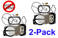 2-Pack Carburetor Rebuild Kit for Kawasaki 1100 ZXi (1998–2003) - Keihin CDKCV