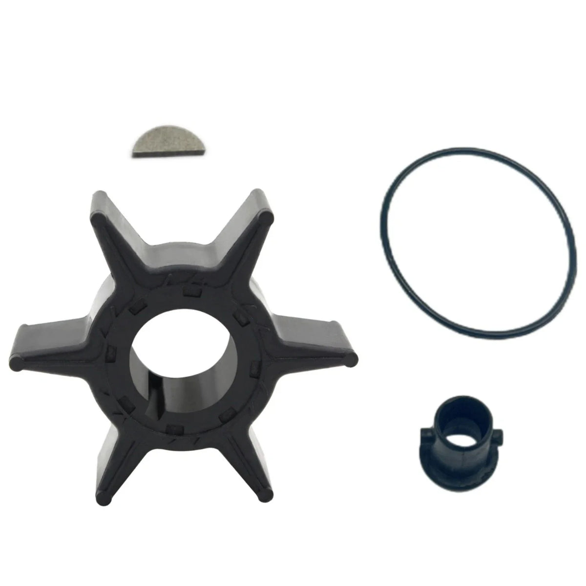 Water Pump Impeller Kit for Yamaha 2-Stroke 30hp, 4-Stroke 25hp (61N-W0078-01)
