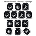 20Pcs Carburetor Metering Diaphragm Rebuild for Stihl (4314 121 4700)