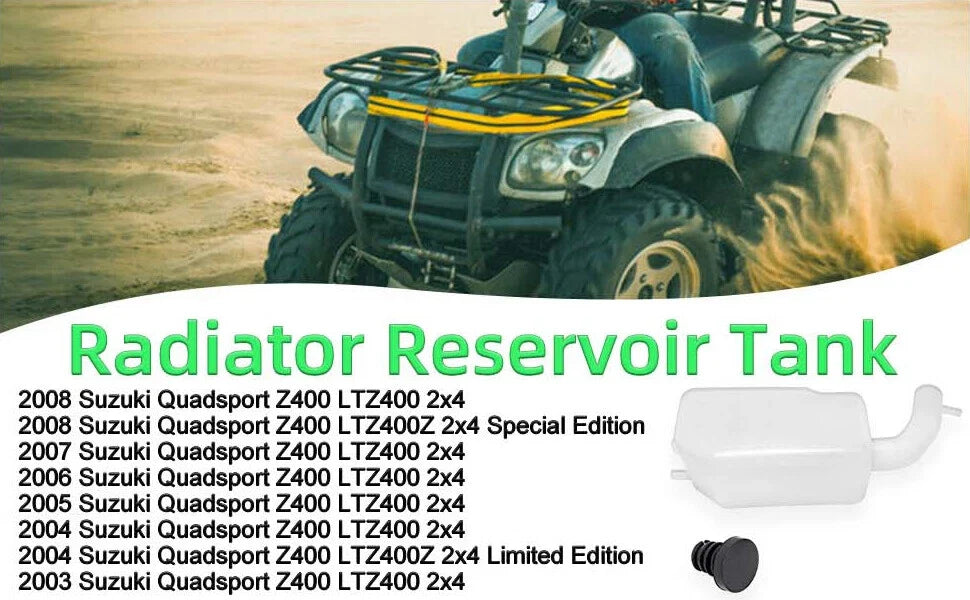 Coolant Reservoir Tank for Suzuki LT-Z400 LTZ 400 (2003–2008) 17910-07G00