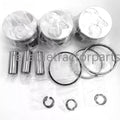 1J091-21770 for Kubota BX2230D BX2350D RTV900G9 3 Set Piston Kit & Rings STD
