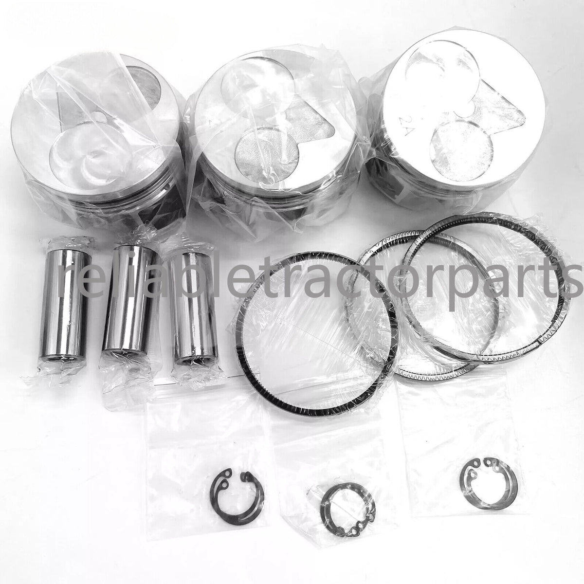 1J091-21770 for Kubota BX2230D BX2350D RTV900G9 3 Set Piston Kit & Rings STD