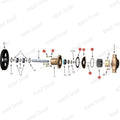 Minor Repair Kit 23979 for Sherwood G15 G21 G30-2B G30-2 G9901 G9903 J70 K75B