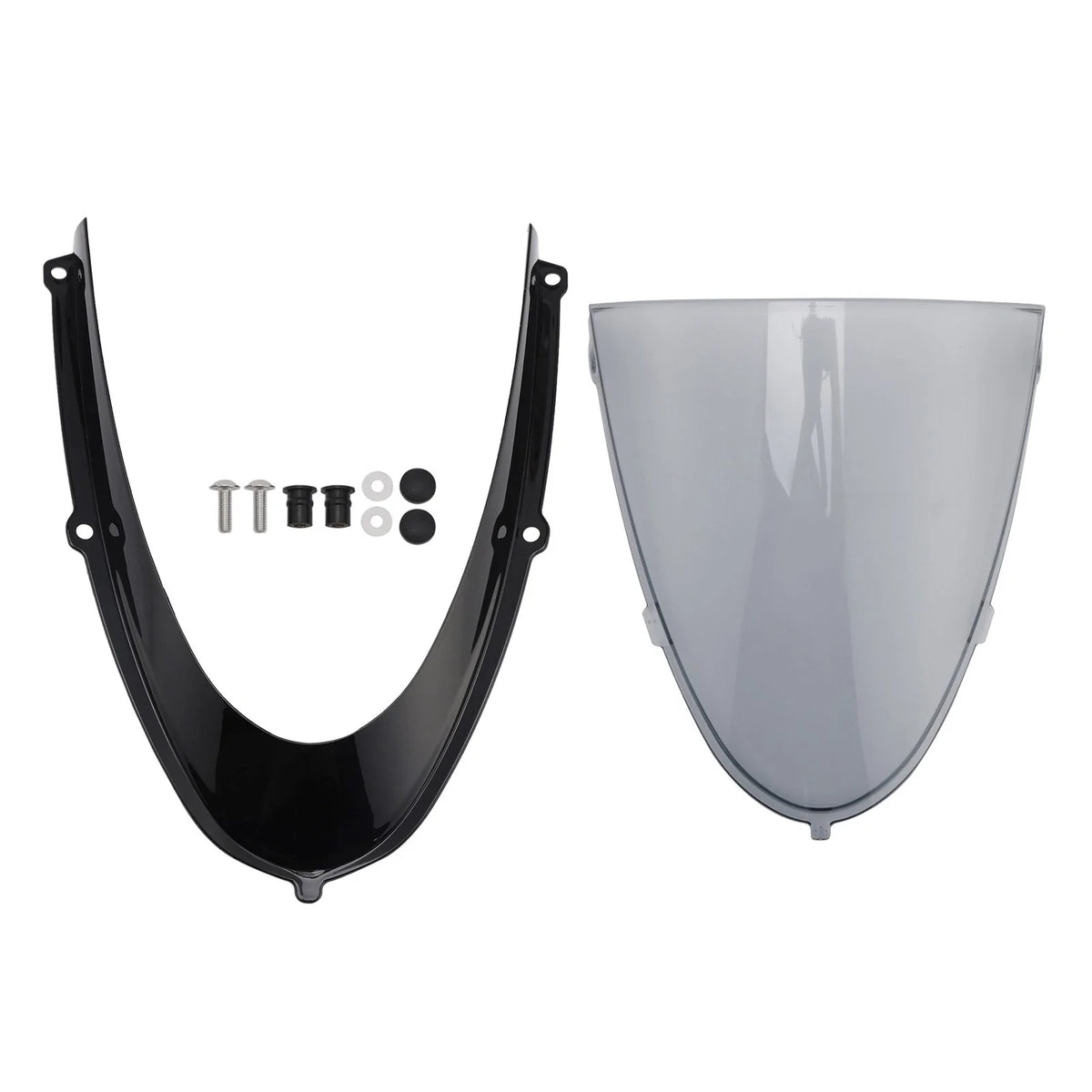 Headlight Fairing Windshield for Aprilia RS 660 (2020–2024) Gloss Black/Gray