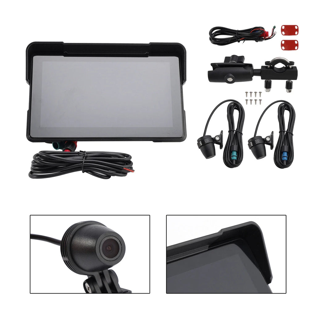 Wireless GPS Carplay 1080P Recorder for Universal Scooters Motorcycles