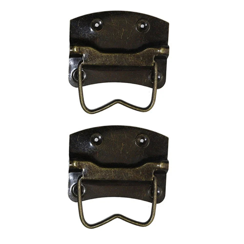 2Pcs Vintage Rectangle Door Pull Handle for Cabinet Drawer Hardware
