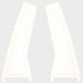 Malibu Boat Tower Support Plates - Aluminum White (set of 2)