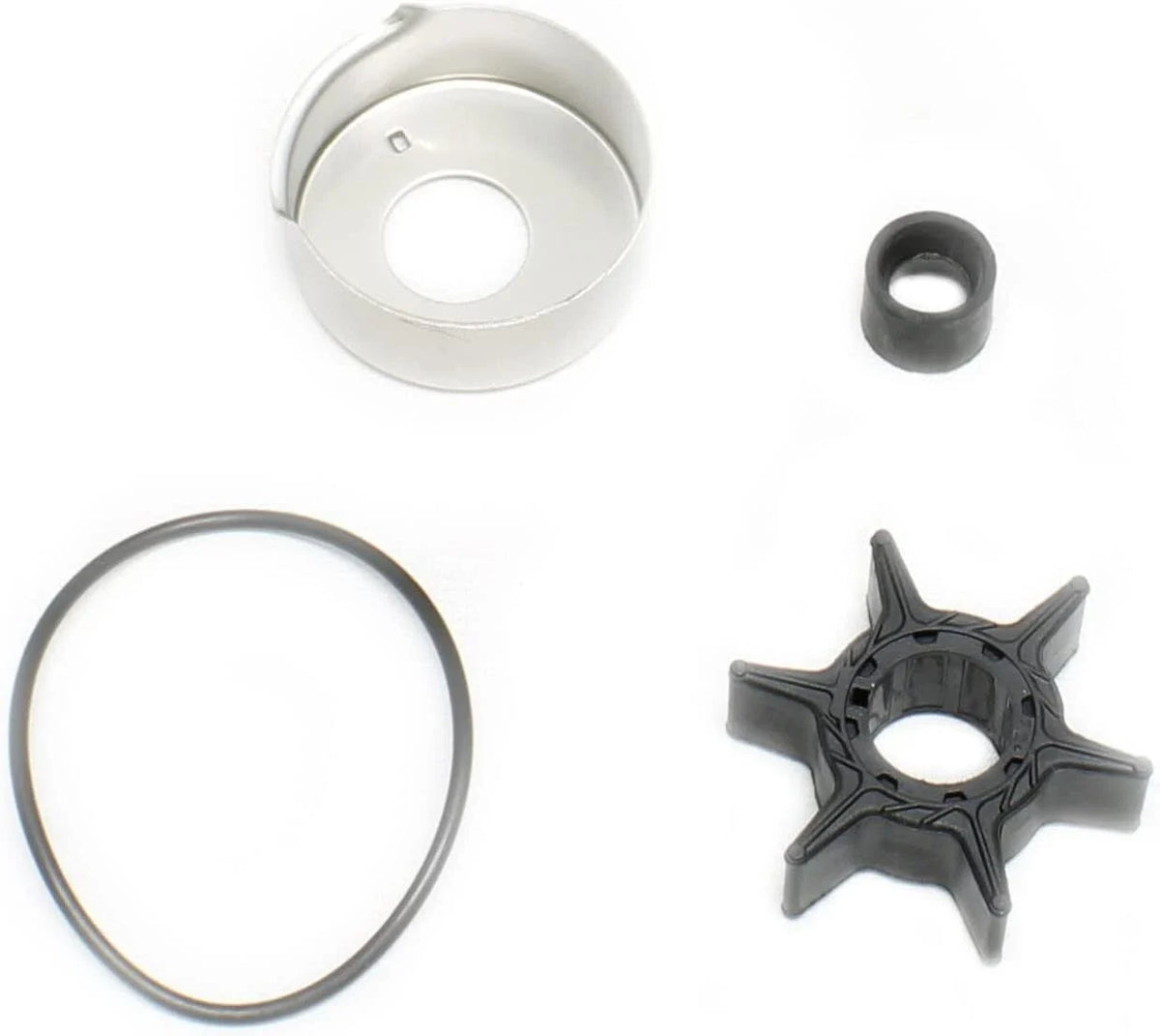 Water Pump Impeller Kit for Yamaha 4-Str F 40 50 60 HP Outboard (63D-W0078-00)
