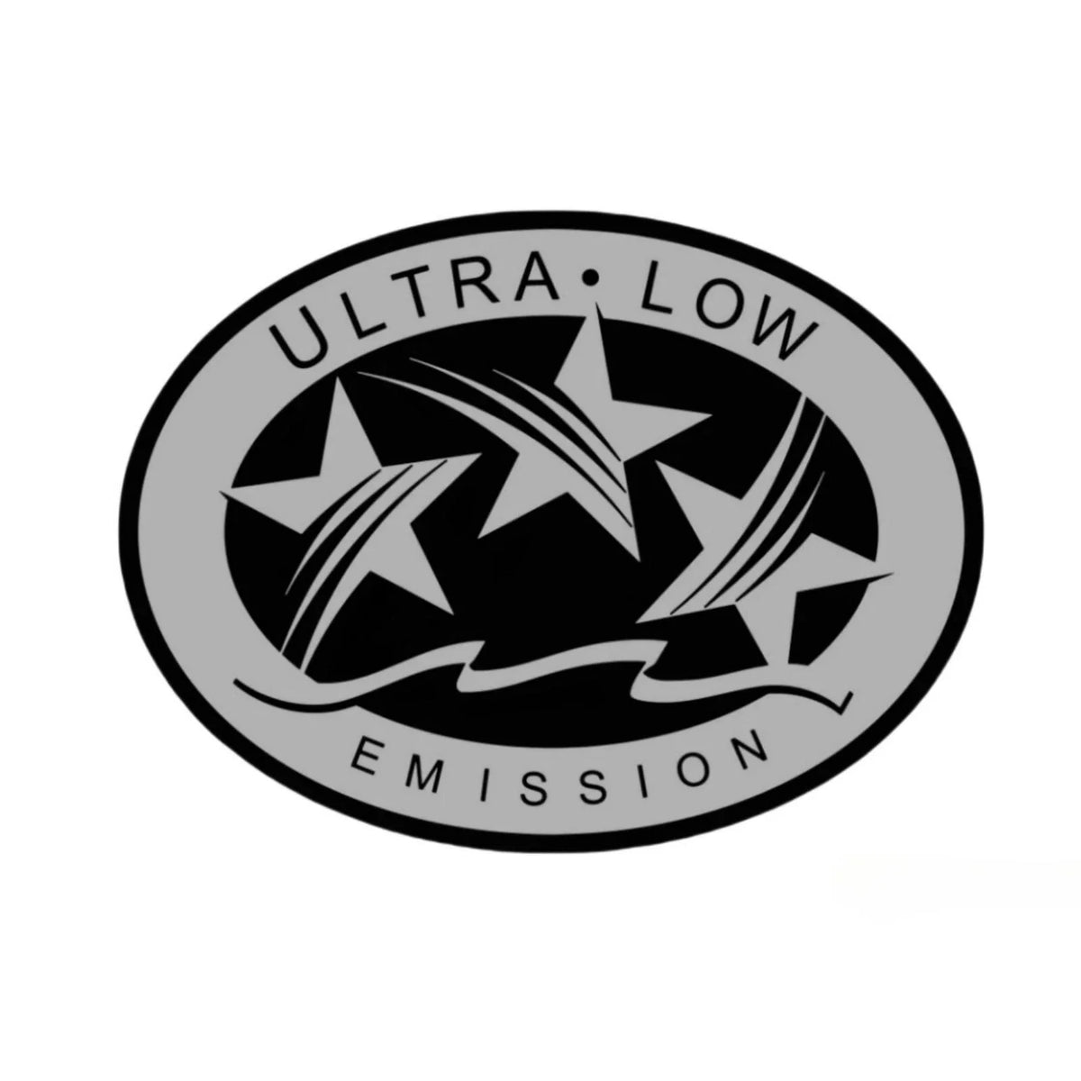 2X Ultra Low Emission Outboard Graphic Sticker Decal for California DOT