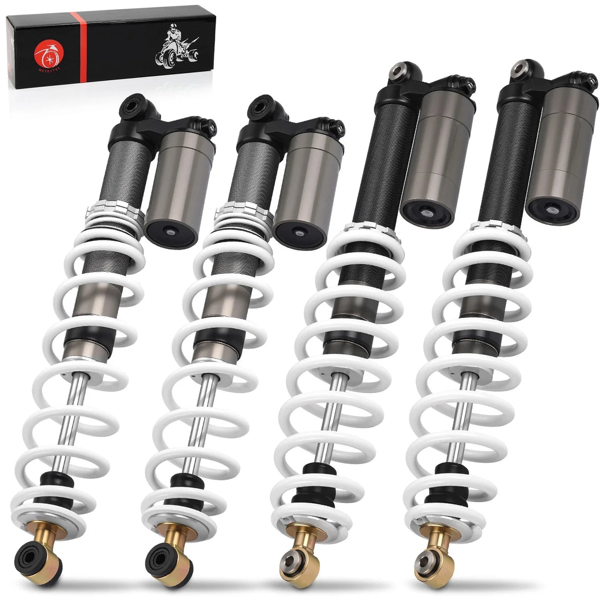 Set of 4 Air Shock Absorbers for Polaris RZR S 800 (2008–2014) 7043419 7043422