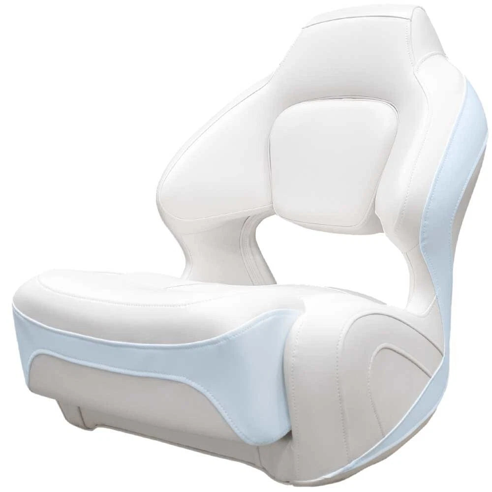 Chaparral Boat Helm Seat 31.00739 - 224 SSI Bolster White Ice Blue
