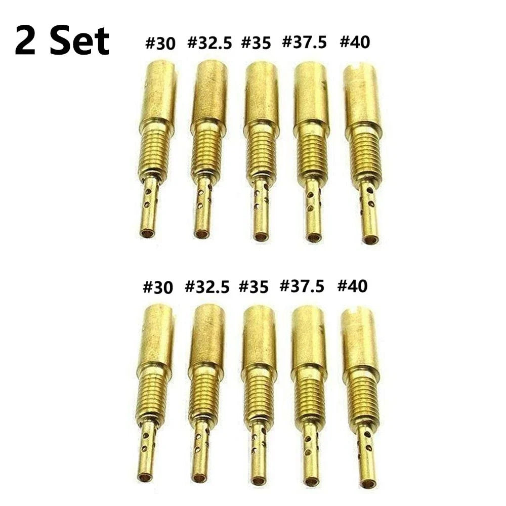 10x Carb Pilot Slow Jet Repair for Mikuni RS HS HSR VM28/486 (#30-32.5-35-37.5-40)