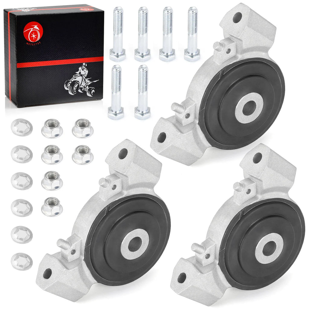 Set of 3 Engine Isolator Mounts for Polaris General Ranger RZR 570 900 1000