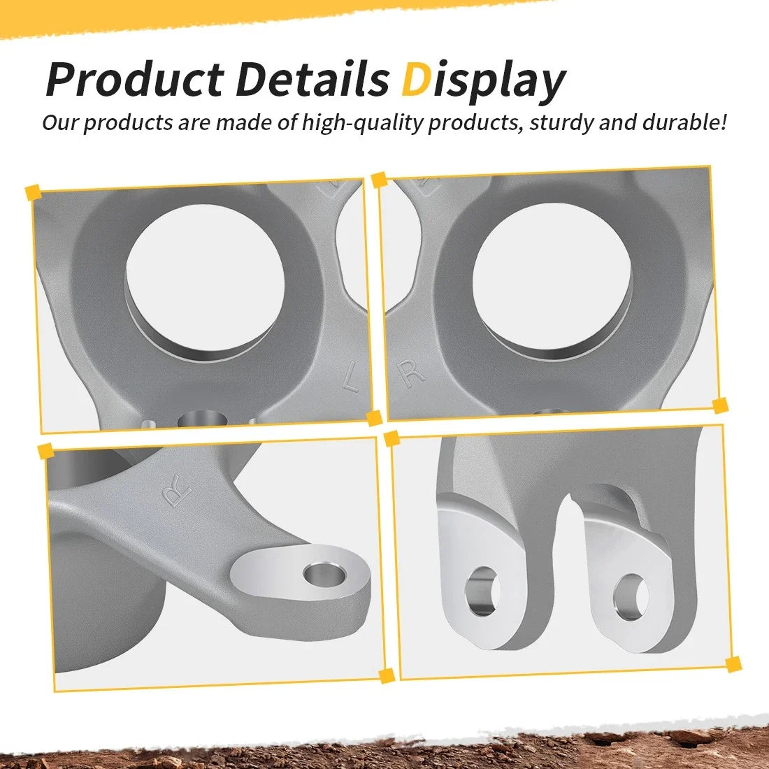 Front Left & Right Knuckles Spindle Kit for Can-Am Maverick X3 Max (2017–2023)