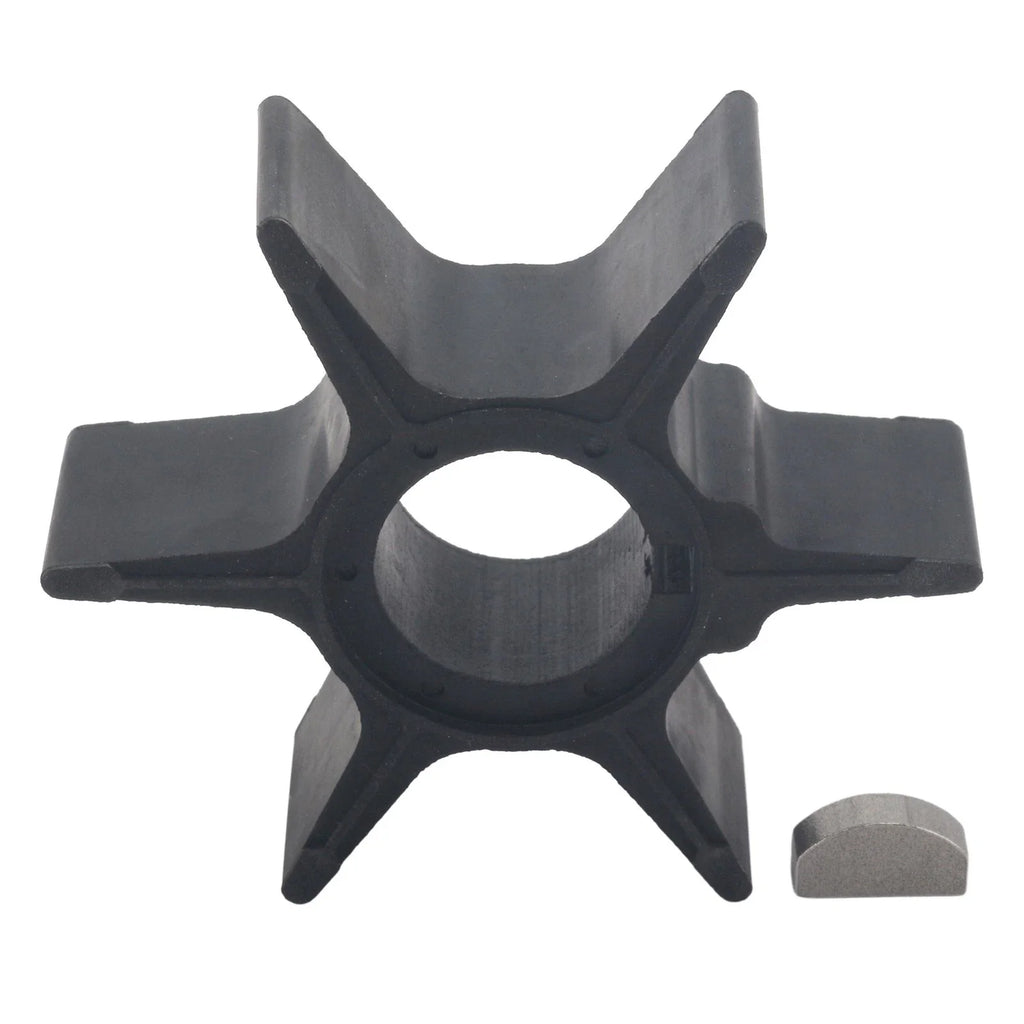 Water Pump Impeller & Key for Suzuki 50-85 HP 2-Stroke Outboard (17461-95302)