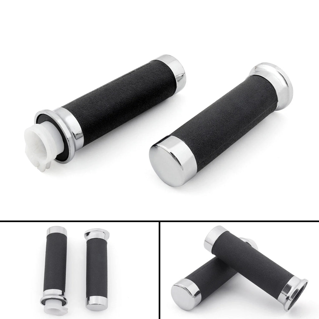 Chrome Grips for Honda Magna Shadow 600 750 Spirit 1100 VT 1300 VTX 1800 (T9)