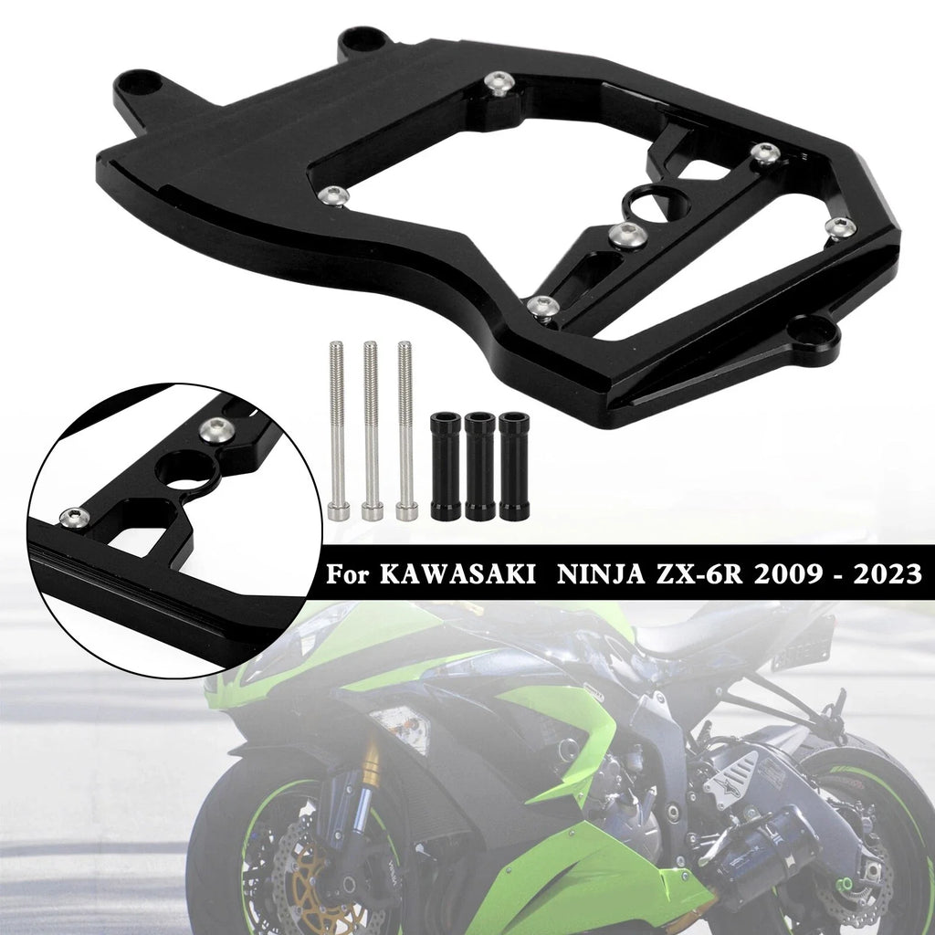 Front Sprocket Cover Chain Guard for Kawasaki Ninja ZX-6R (2009–2023) Black T9